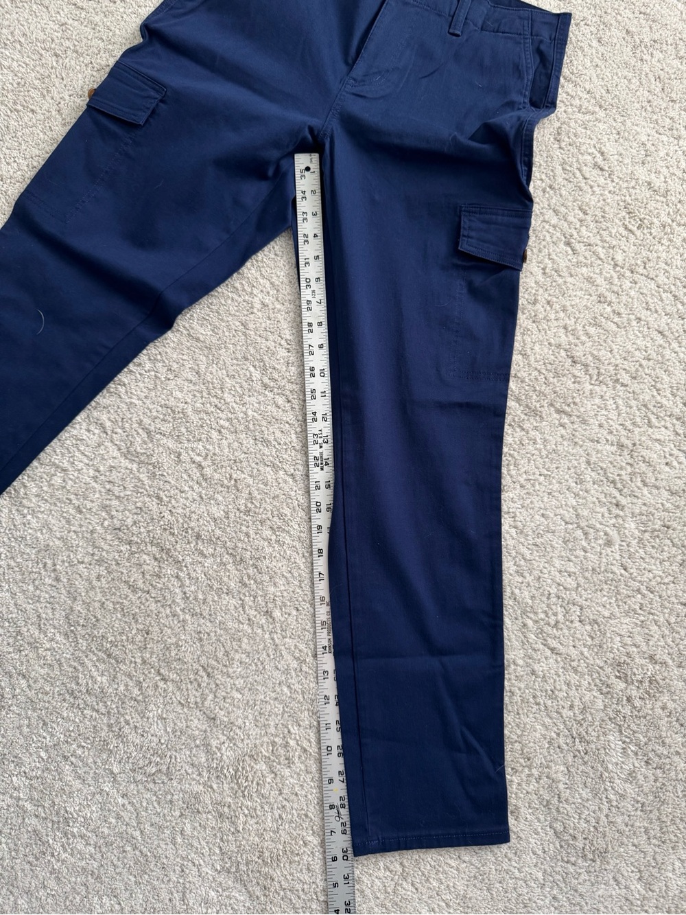 Lands' End NWOT Dark Blue Cargo Pants Size 10 - Picture 8 of 11